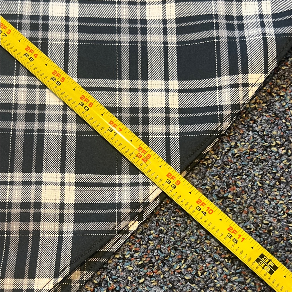 J Crew Black and White Plaid A-Line Skirt - Picture 6 of 6